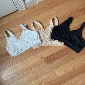 Size large and xtra large maternity/nursing bras